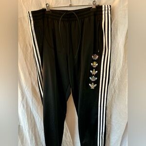 Adidas Reiichi Tanaami Firebird Black Track Sweat Pants Mens 2XL Rare Athleisure